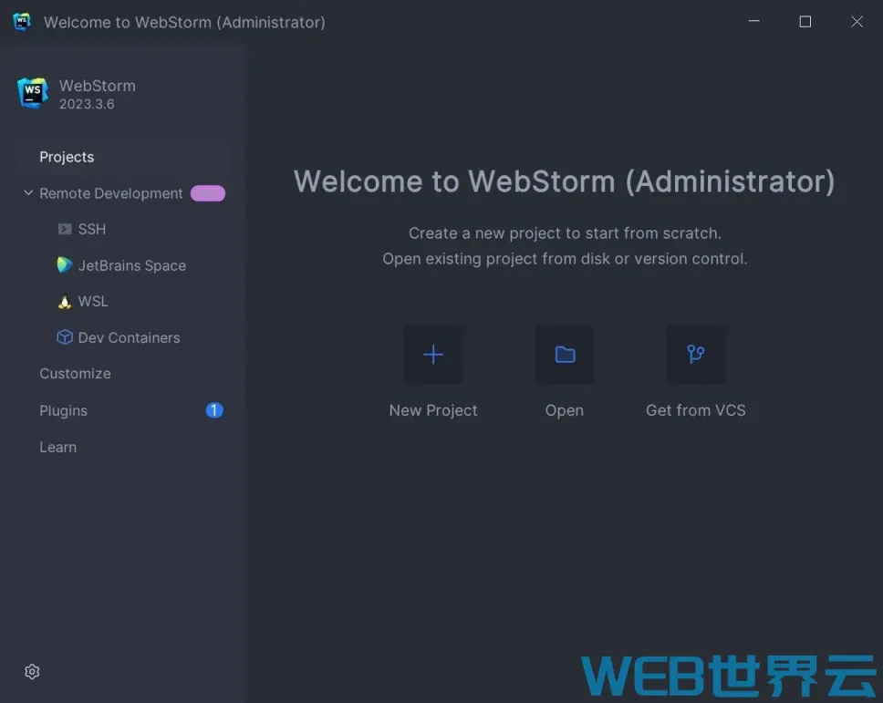 WebStorm v2023.3.6 便携激活版