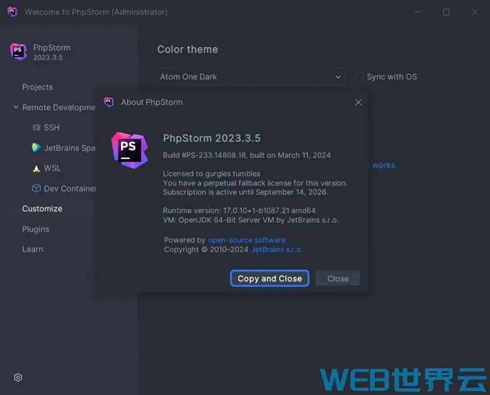 PhpStorm v2023.3.5 便携激活版